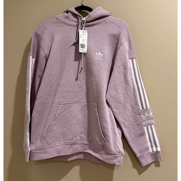 Adidas Tech Hoody Hoodie Purple Lavender Small Sm S NWT - Picture 1 of 4